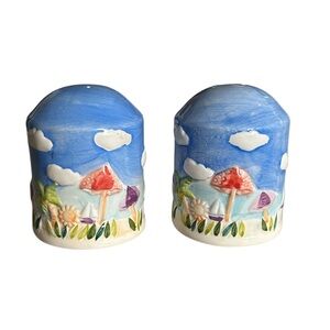Palm Tree Beach Tropical Salt and Pepper Shakers Large